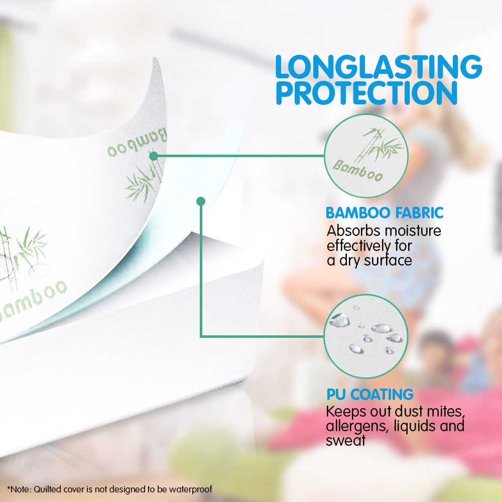 Mattress Protectors: Laura Hill Bamboo Mattress Protector- King