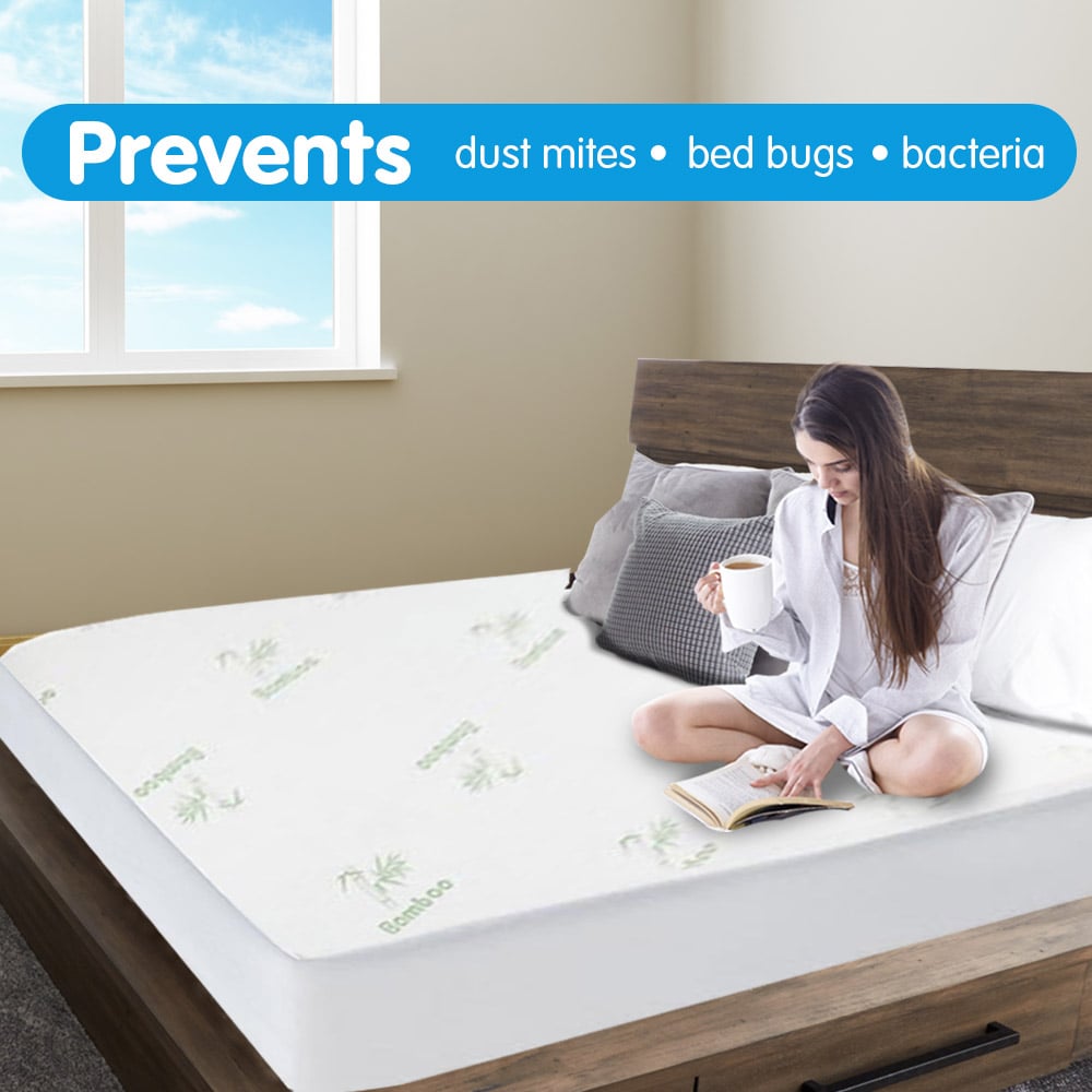 Mattress Protectors: Laura Hill Bamboo Mattress Protector-queen