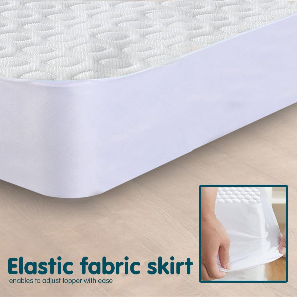 Mattress Protectors: Laura Hill Luxury Cool Max Comfortable Fully Fitted Bed Mattress Protector Queen