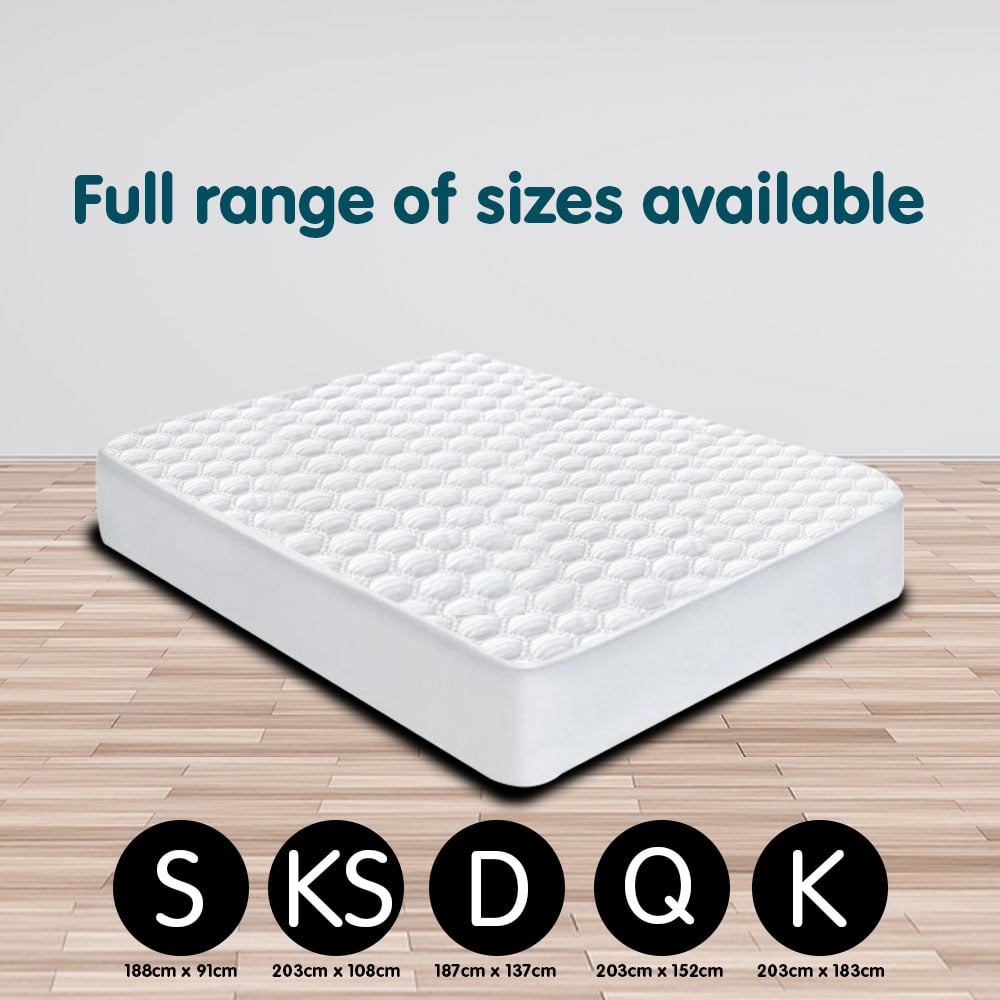 Mattress Protectors: Laura Hill Luxury Cool Max Comfortable Fully Fitted Bed Mattress Protector Queen