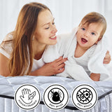 Mattress Toppers: Laura Hill King Single Size Mattress Pocket Spring High Density Foam For Bed