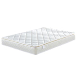 Mattress Toppers: Laura Hill Mattress Queen Size Pillow Top Pocket Spring High Density Foam 22cm