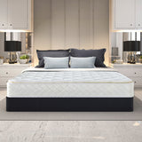 Mattress Toppers: Laura Hill Mattress Queen Size Pillow Top Pocket Spring High Density Foam 22cm