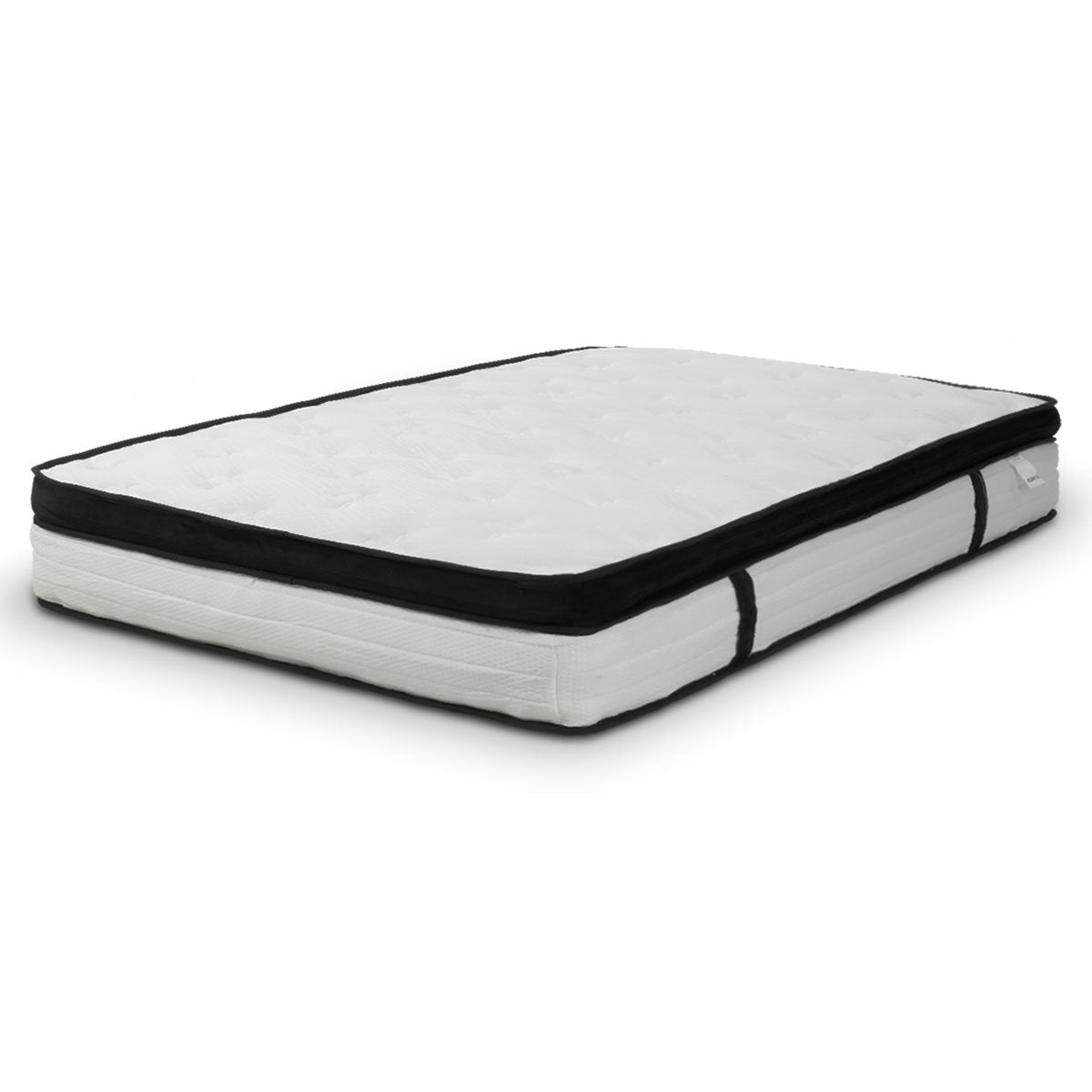Mattress Toppers: Laura Hill Queen Mattress Bed Size Euro Top 5 Zone Spring Foam 32cm Bedding Pocket