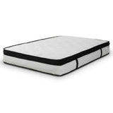 Mattress Toppers: Laura Hill Queen Mattress Bed Size Euro Top 5 Zone Spring Foam 32cm Bedding Pocket