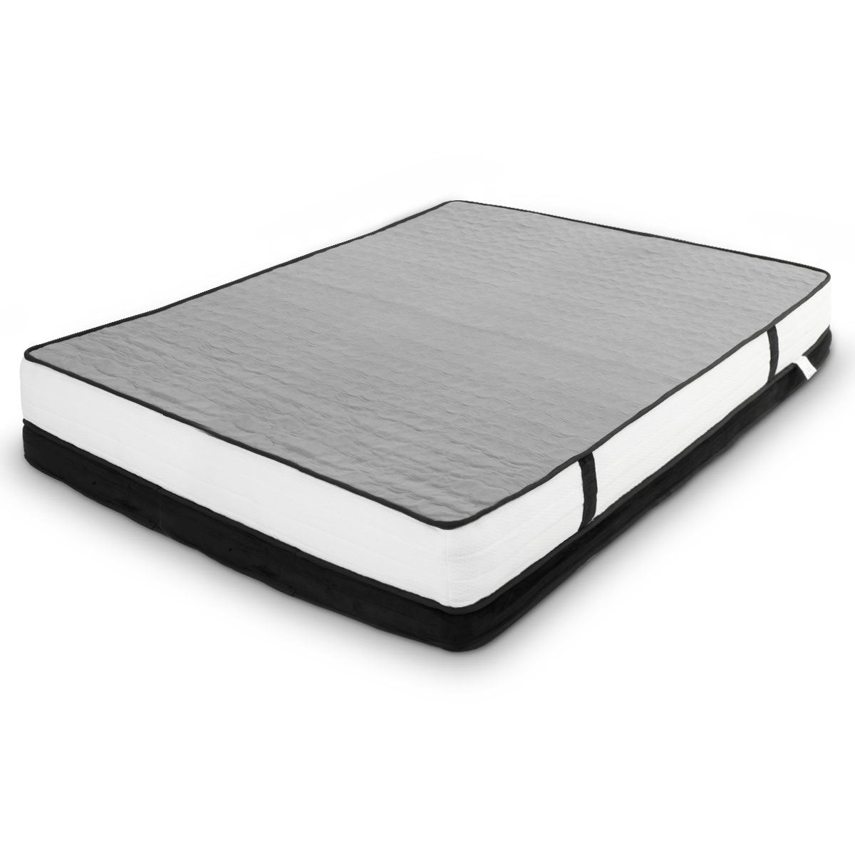 Mattress Toppers: Laura Hill Queen Mattress Bed Size Euro Top 5 Zone Spring Foam 32cm Bedding Pocket