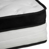 Mattress Toppers: Laura Hill Queen Mattress Bed Size Euro Top 5 Zone Spring Foam 32cm Bedding Pocket