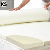 Mattress Toppers: Laura Hill High Density Mattress Foam Topper 7cm - King Single
