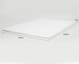 Mattress Toppers: Laura Hill High Density Mattress Foam Topper 7cm - King Single