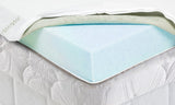 Mattress Toppers: Laura Hill Cool Gel Memory Foam Mattress Topper - King Single