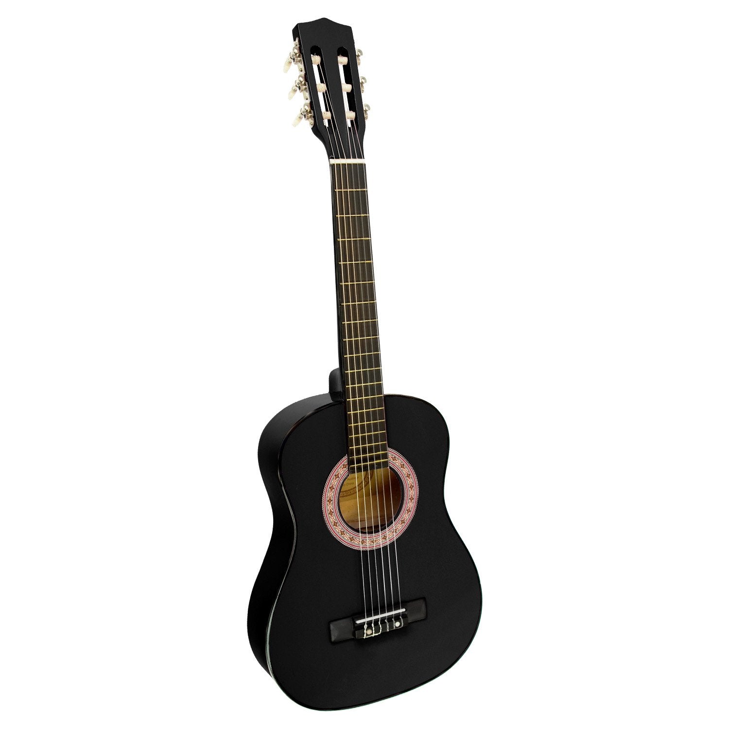 Guitars: Karrera 34in Acoustic Children Wooden Guitar - Black