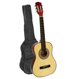 Guitars: Karrera Childrens Guitar  Wooden 34in Acoustic - Natural