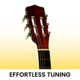 Guitars: Karrera Childrens Guitar  Wooden 34in Acoustic - Natural