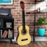 Guitars: Karrera Childrens Guitar  Wooden 34in Acoustic - Natural