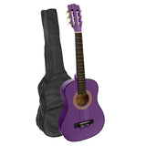 Guitars: Karrera 34in Acoustic Children no cut Guitar - Purple