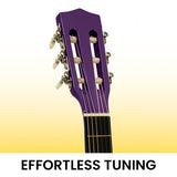 Guitars: Karrera 34in Acoustic Children no cut Guitar - Purple
