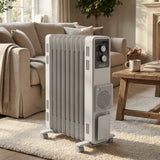 Dimplex 2.4kW Oil Column Heater with Turbo Fan 9 Fin Portable Radiator