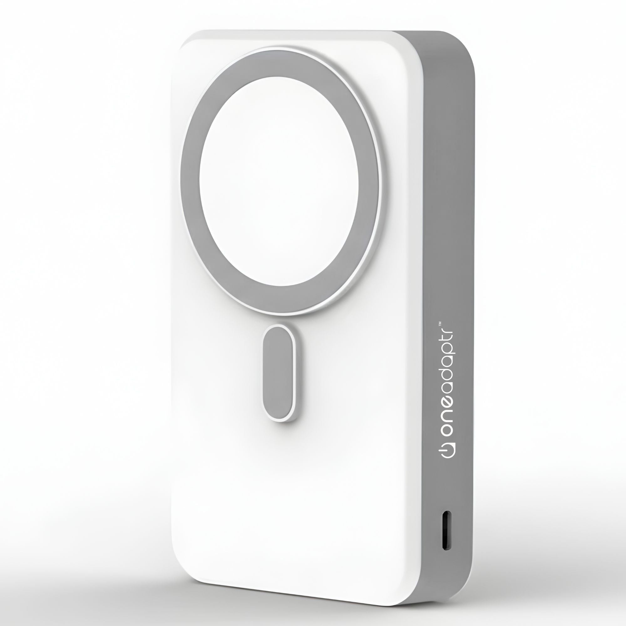 OneAdaptr OneGo White 5 in 1 MagSafe Charging Stand Power Bank