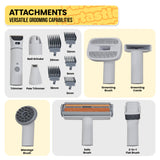 Dog Grooming Supplies: Furtastic 8-in-1 Xl Pet Grooming Kit Vacuum Cleaner