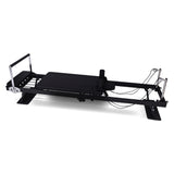Yoga & Pilates: Powertrain Aria Steel Foldable Pilates Board Reformer Multifunctional Core Exercise Set Ab Trainer With Platform Extender Sitting Box Jumpboard And Footbar For Indoor Outdoor Full Body Fitness Home