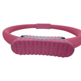 Yoga & Pilates: Powertrain Pilates Ring Band Yoga Home Workout Exercise Band Pink