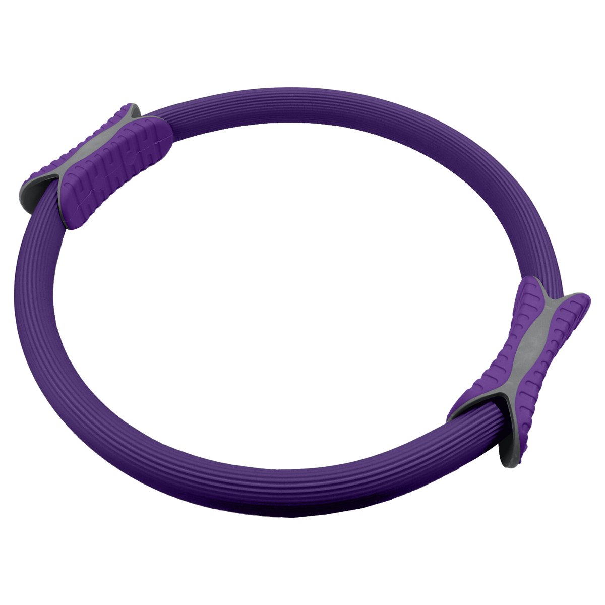 Exercise Bikes: Powertrain Pilates Ring Band Yoga Home Workout Exercise Band Purple