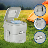 Sewage Pumps: Wallaroo 20l Camping Portable Toilet Press Flush Pump