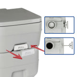 Sewage Pumps: Wallaroo 20l Camping Portable Toilet Press Flush Pump