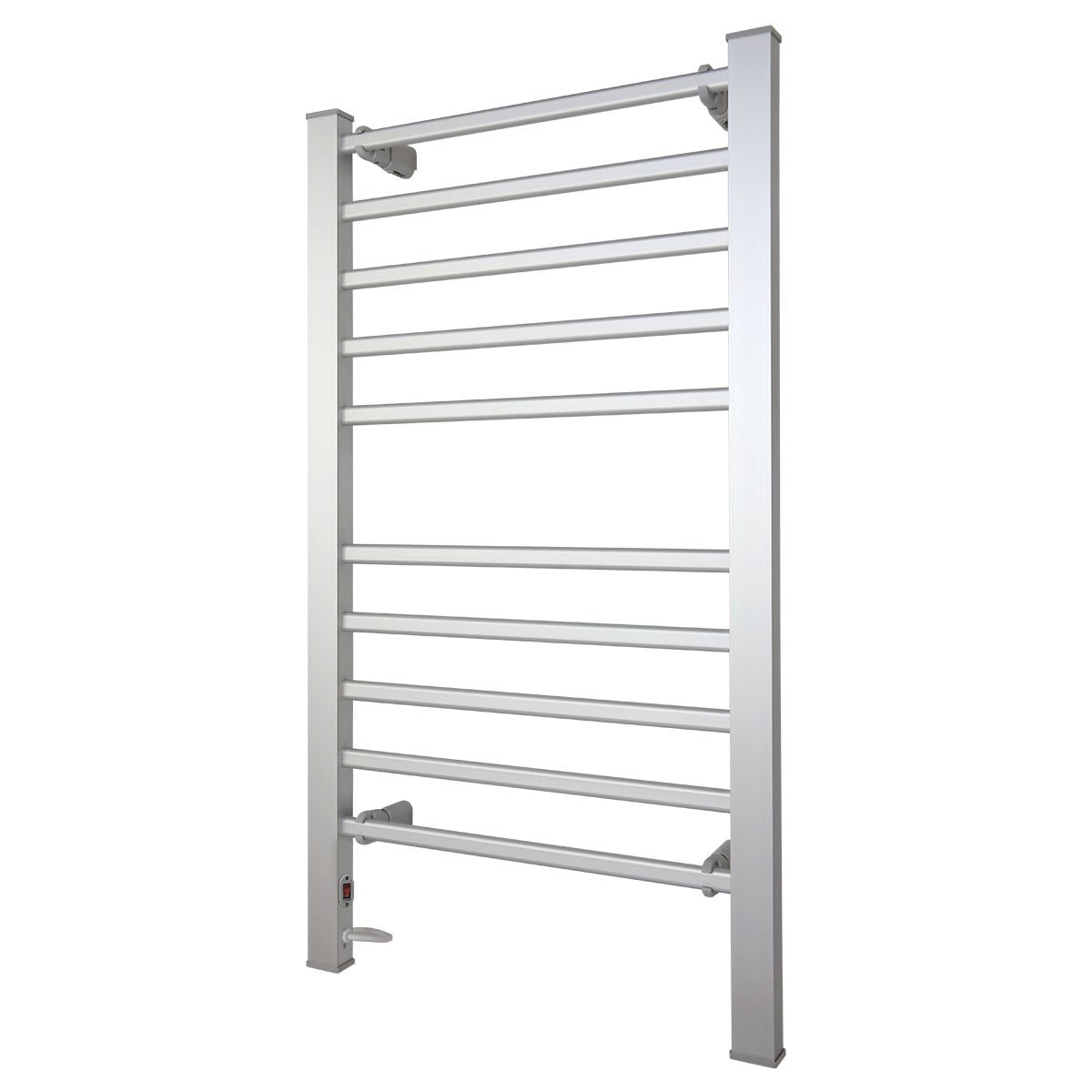 Drying Racks & Hangers: Pronti Heated Towel Rack Electric Bathroom Towel Rails Warmer Ev-160- Silver