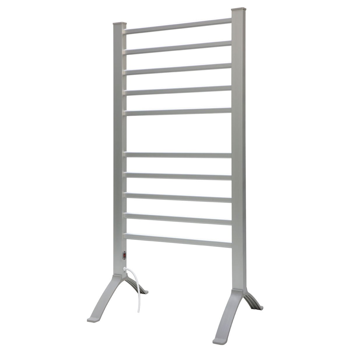Drying Racks & Hangers: Pronti Heated Towel Rack Electric Bathroom Towel Rails Warmer Ev-160- Silver