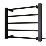 Drying Racks & Hangers: Pronti Heated Towel Rack Electric Bathroom Towel Rails Warmer Ev-90 -black