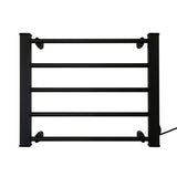 Drying Racks & Hangers: Pronti Heated Towel Rack Electric Bathroom Towel Rails Warmer Ev-90 -black