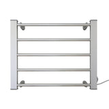 Drying Racks & Hangers: Pronti Heated Towel Rack Electric Bathroom Towel Rails Warmer Ev-90- Silver