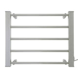 Drying Racks & Hangers: Pronti Heated Towel Rack Electric Bathroom Towel Rails Warmer Ev-90- Silver