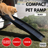 Dog Steps & Ramps: Furtastic 152cm Portable Dog Pet Ramp - Black
