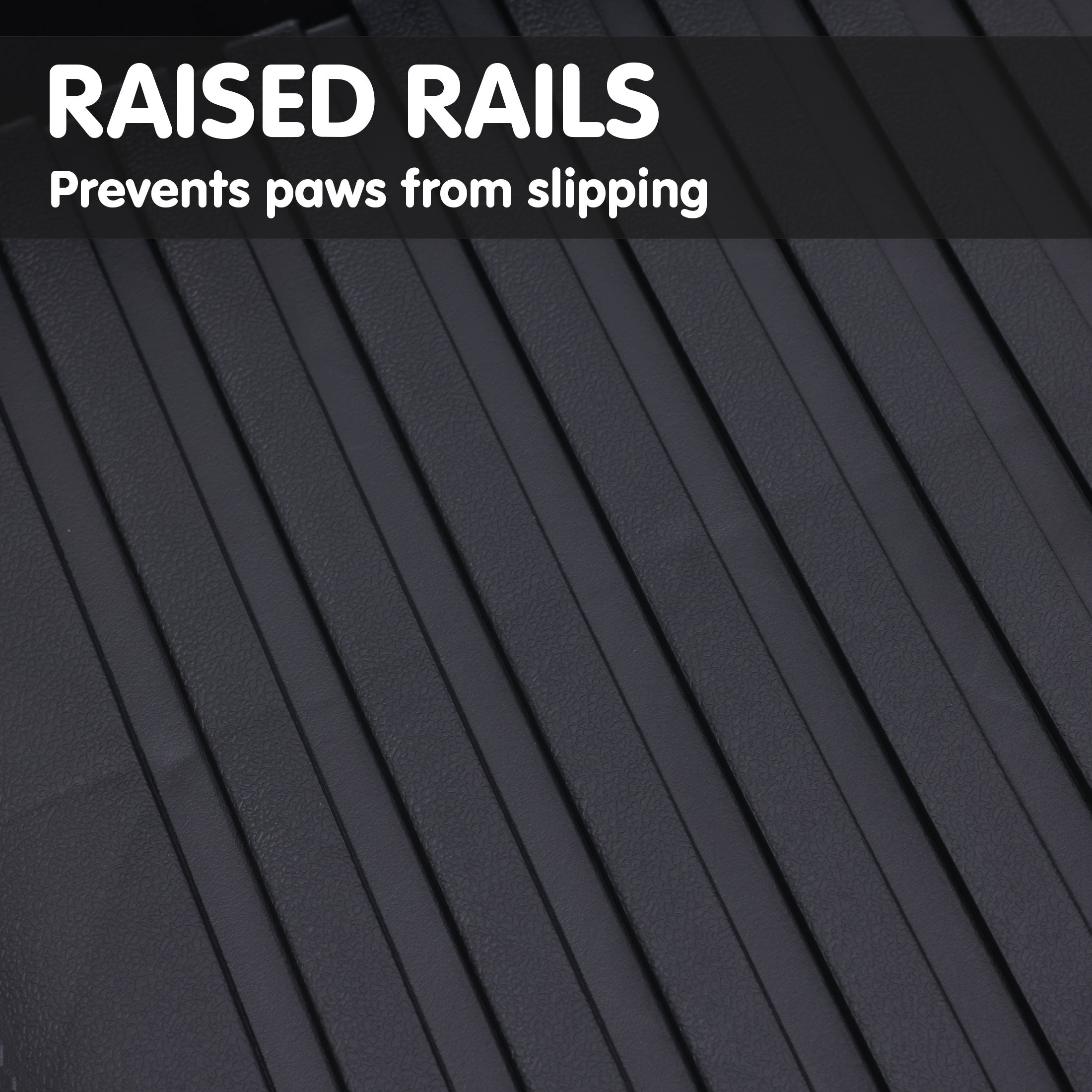 Dog Steps & Ramps: Furtastic 152cm Portable Dog Pet Ramp - Black