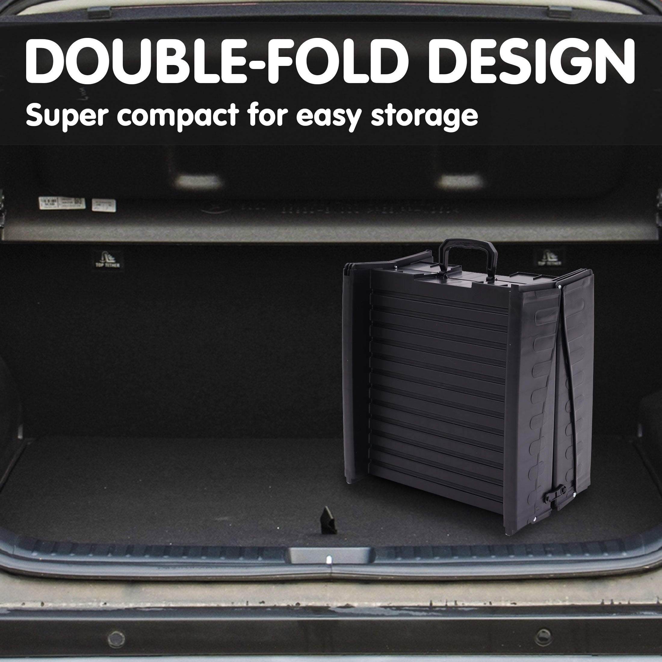 Dog Steps & Ramps: Furtastic 152cm Portable Dog Pet Ramp - Black