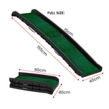 Dog Steps & Ramps: Furtastic Foldable Dog Ramp with Poly-Grass Grip Surface Non-Slip UV Protection