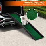 Dog Steps & Ramps: Furtastic Foldable Dog Ramp with Poly-Grass Grip Surface Non-Slip UV Protection