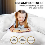 Quilts & Duvets: Laura Hill 500GSM Duck Down Feather Quilt Comforter Doona - Queen
