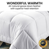 Quilts & Duvets: Laura Hill 700GSM Goose Down Feather Comforter Doona - Super King