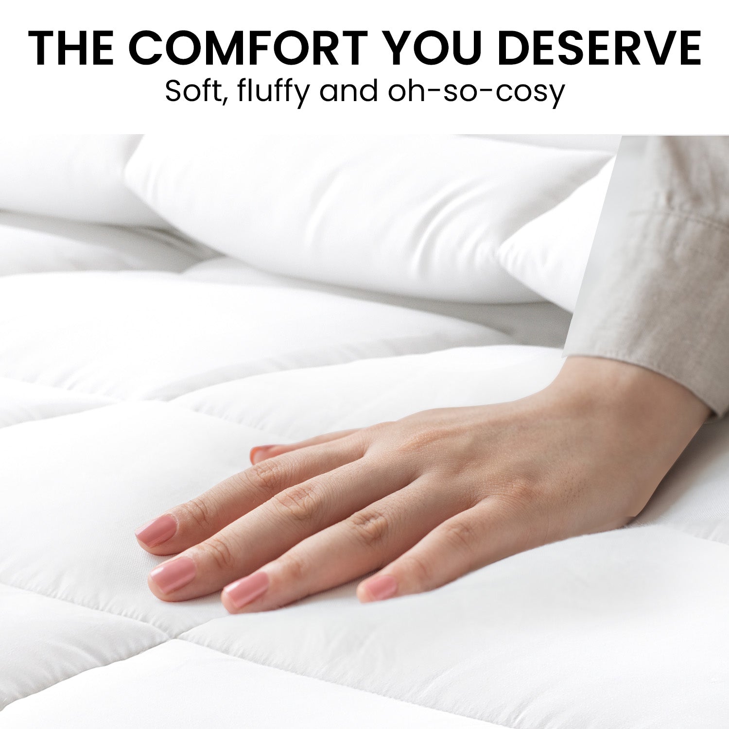 Quilts & Duvets: Laura Hill 700GSM Goose Down Feather Comforter Doona - Super King
