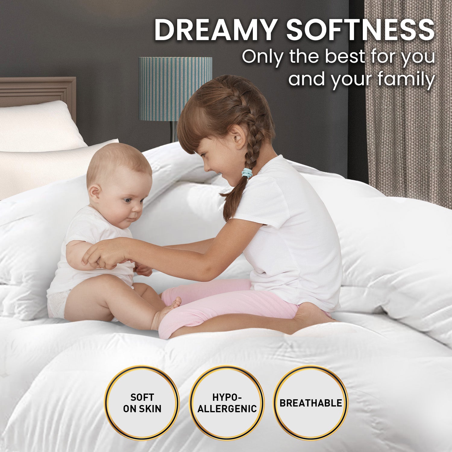Quilts & Duvets: Laura Hill 700GSM Goose Down Feather Comforter Doona - Super King