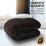 Quilts & Duvets: Laura Hill 600GSM Faux Mink Comforter Quilt Duvet Doona - Queen