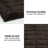 Quilts & Duvets: Laura Hill 600GSM Faux Mink Comforter Quilt Duvet Doona - Queen
