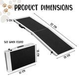 Dog Steps & Ramps: Klika Foldable Aluminium Dog Ramp - 122 x 38 cm