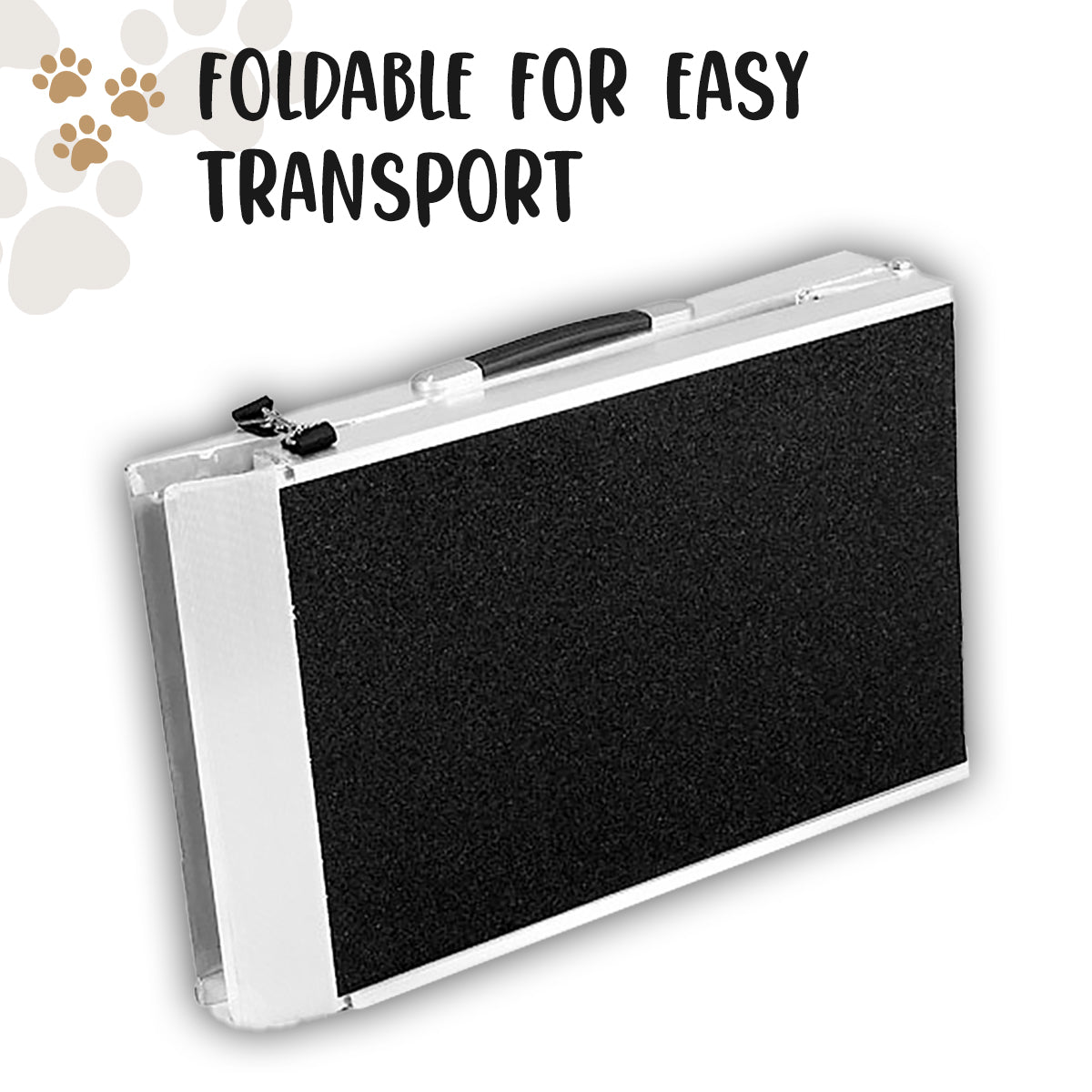 Dog Steps & Ramps: Klika Foldable Aluminium Dog Ramp - 122 x 38 cm