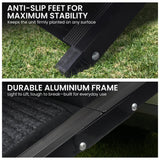 Dog Steps & Ramps: Furtastic Dog Ramp For Cars Pet Ramp For Puppy Medium Dogs Old Dogs & Cats Non-slip Felt Surface Aluminium Frame Folding Portable Safety Pet Stairs