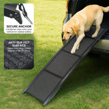 Dog Steps & Ramps: Furtastic Dog Ramp For Cars Pet Ramp For Puppy Medium Dogs Old Dogs & Cats Non-slip Felt Surface Aluminium Frame Folding Portable Safety Pet Stairs