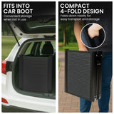 Dog Steps & Ramps: Furtastic Dog Ramp For Cars Pet Ramp For Puppy Medium Dogs Old Dogs & Cats Non-slip Felt Surface Aluminium Frame Folding Portable Safety Pet Stairs